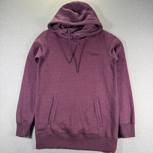 Volcom Purple Heathered Pullover‎ Hoodie Cowl Neck Long Sleeve Sweatshirt XS